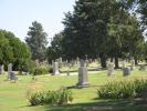 gravestones in cemetery