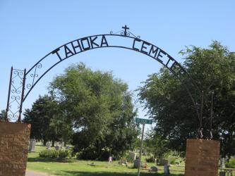 The Gate to Tahoka Cemetery 